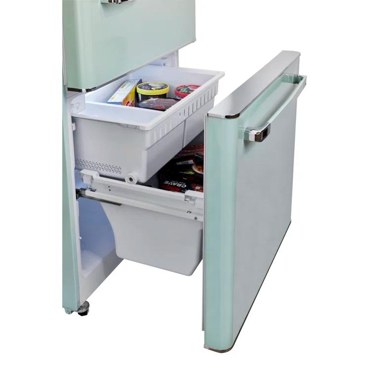 Unique Appliances Classic Retro 30" Frost-Free 17.7 cu. ft. Energy Star Certified Bottom Freezer Refrigerator UGP-510L LG AC