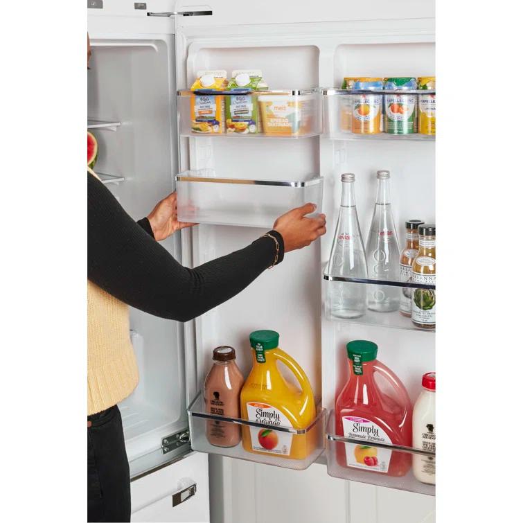 Unique Appliances Classic Retro 30" Frost-Free 17.7 cu. ft. Energy Star Certified Bottom Freezer Refrigerator UGP-510L W AC