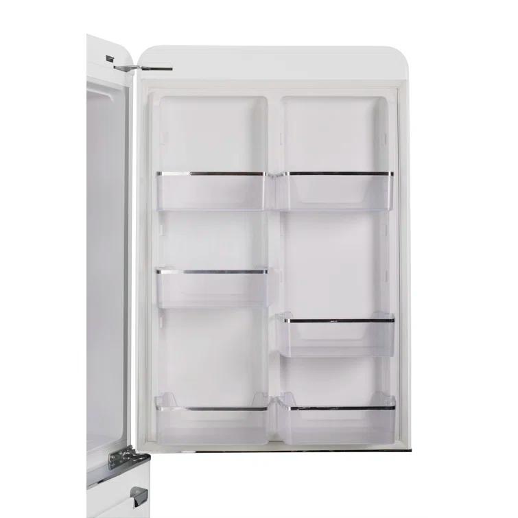 Unique Appliances Classic Retro 30" Frost-Free 17.7 cu. ft. Energy Star Certified Bottom Freezer Refrigerator UGP-510L W AC
