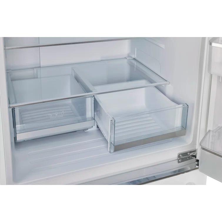 Unique Appliances Classic Retro 30" Frost-Free 17.7 cu. ft. Energy Star Certified Bottom Freezer Refrigerator UGP-510L W AC