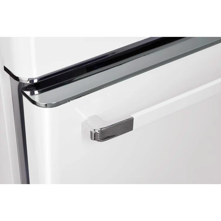 Unique Appliances Classic Retro 30" Frost-Free 17.7 cu. ft. Energy Star Certified Bottom Freezer Refrigerator UGP-510L W AC