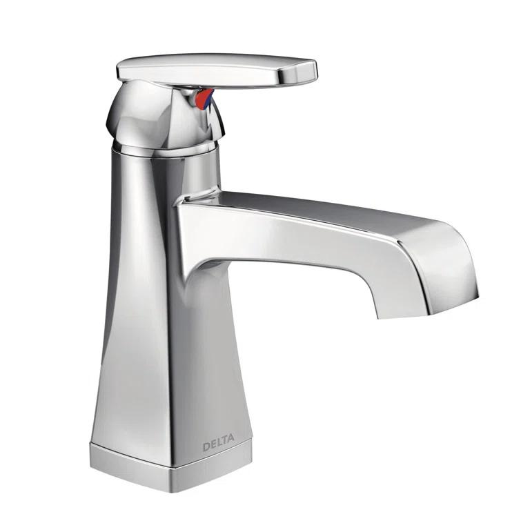 Ashlyn Single Hole Bathroom Faucet with Drain Assembly, Single Handle Bathroom Sink Faucet