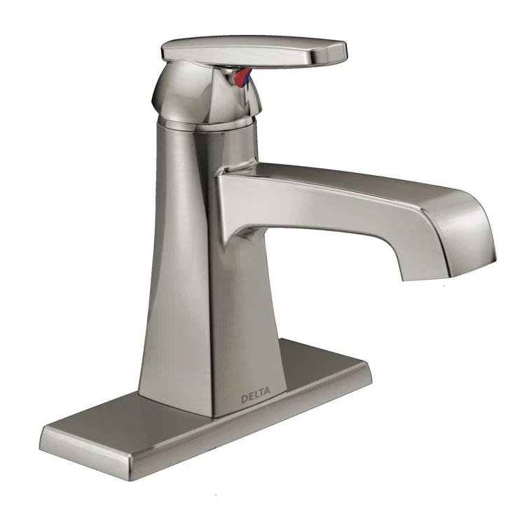Ashlyn Single Hole Bathroom Faucet with Drain Assembly, Single Handle Bathroom Sink Faucet