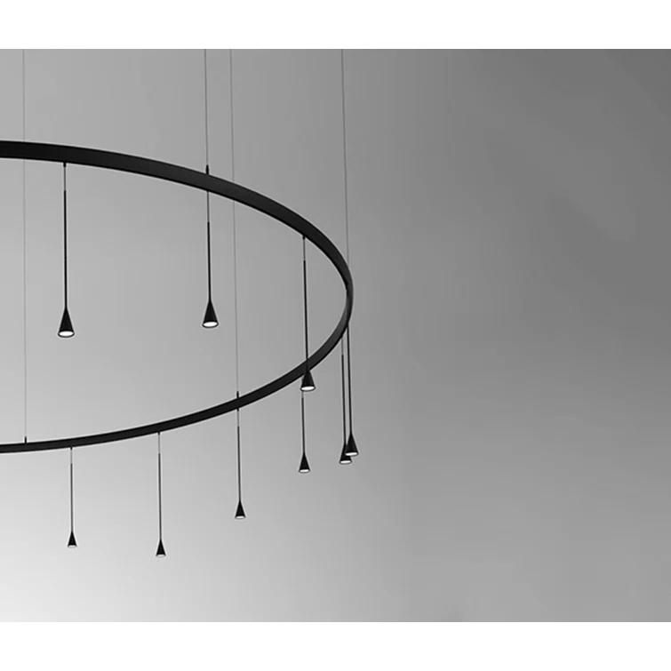 Bover Skybell 16 - Light Dimmable LED Wagon Wheel Chandelier
