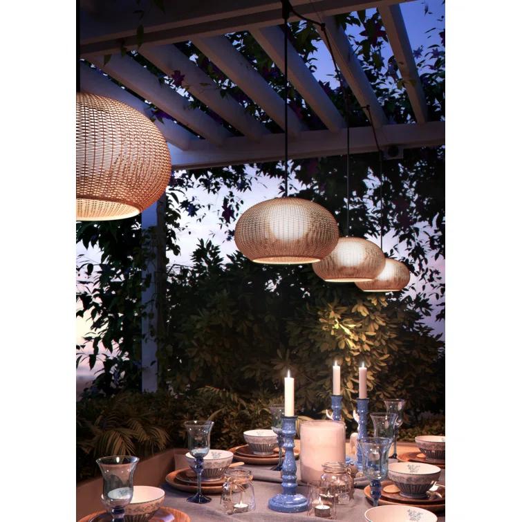Garota 4 - Light Black LED Dome Pendant