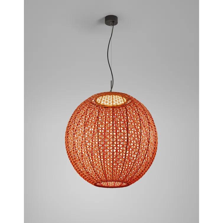 Nans 1 - Light Black LED Sphere Pendant
