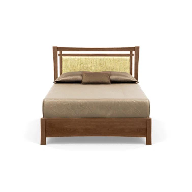 Sand Microfiber Upholstered Full Bed with Storage Drawers