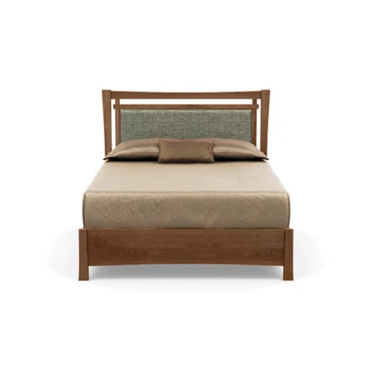 Sand Microfiber Upholstered Full Bed with Storage Drawers