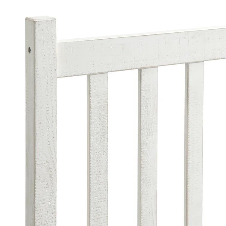 Alaterre Windsor Twin Wooden Weathered Beachhouse Farmhouse Industrial Bohemian Style Bed