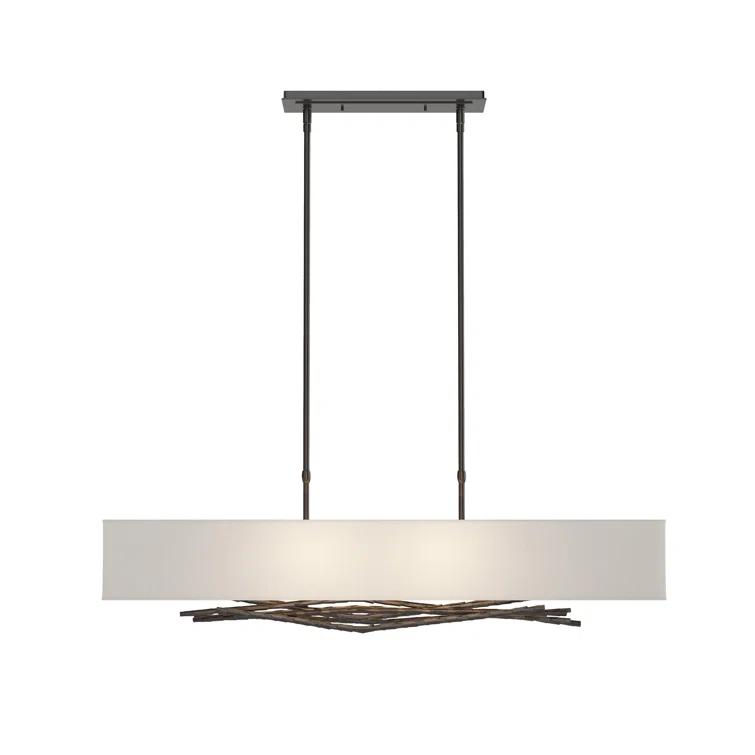 Brindille 4 - Light Kitchen Island Rectangle Pendant