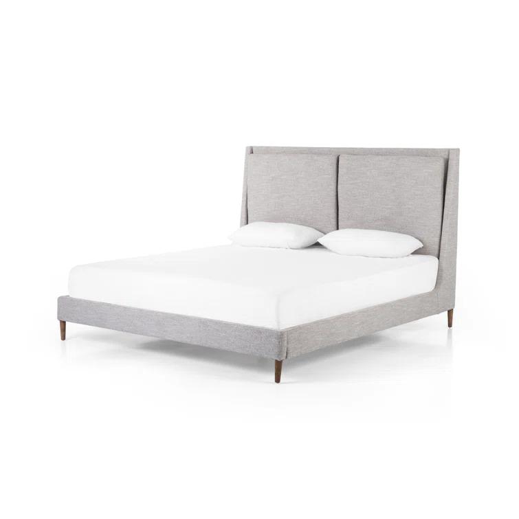 Rexford Platform Bed - Cream / King