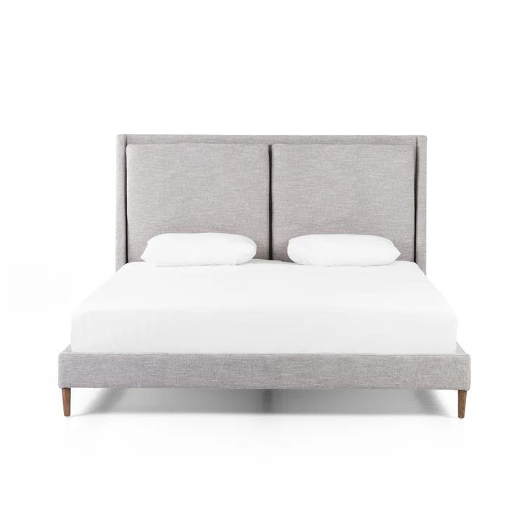 Rexford Platform Bed - Cream / King
