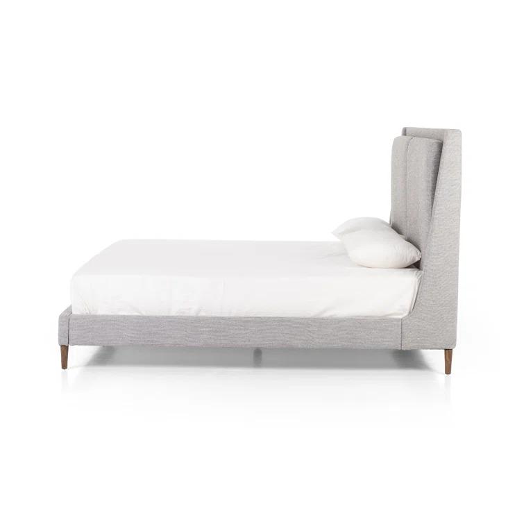Rexford Platform Bed - Cream / King