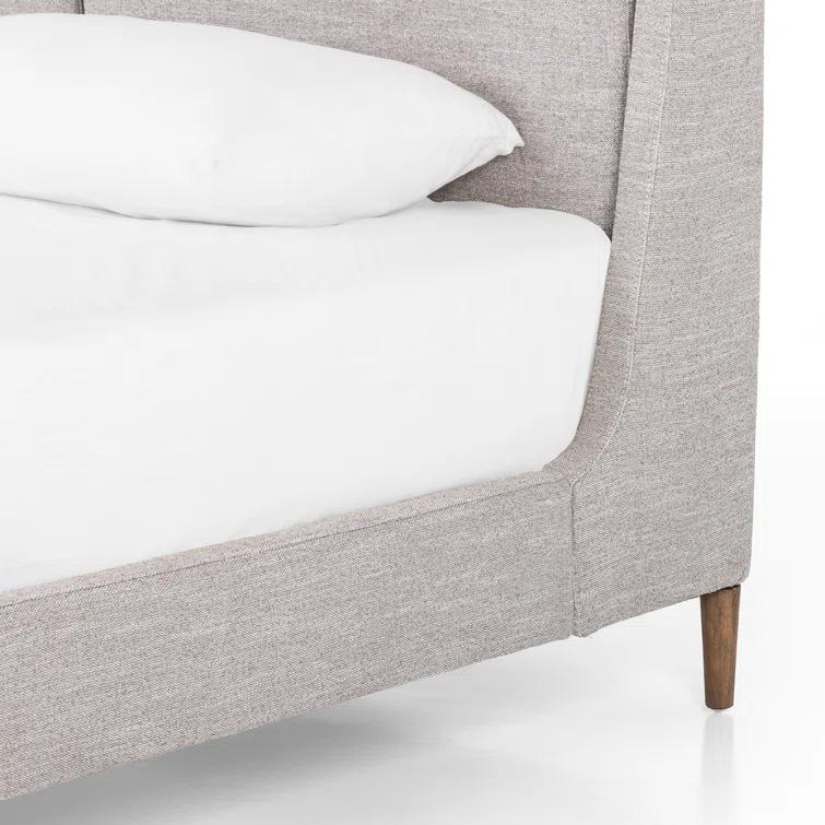 Rexford Platform Bed - Cream / King