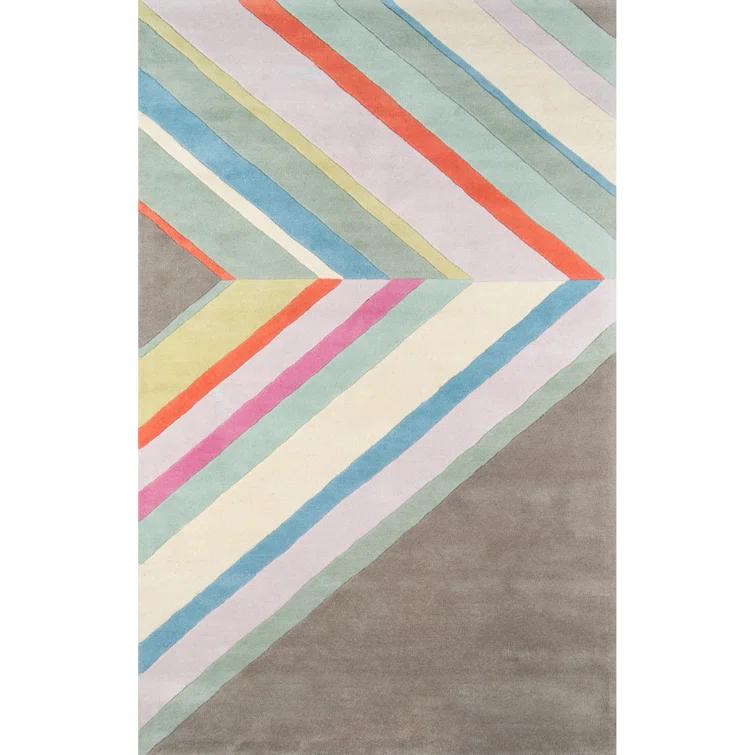 Delmar Wool Chevron Rug