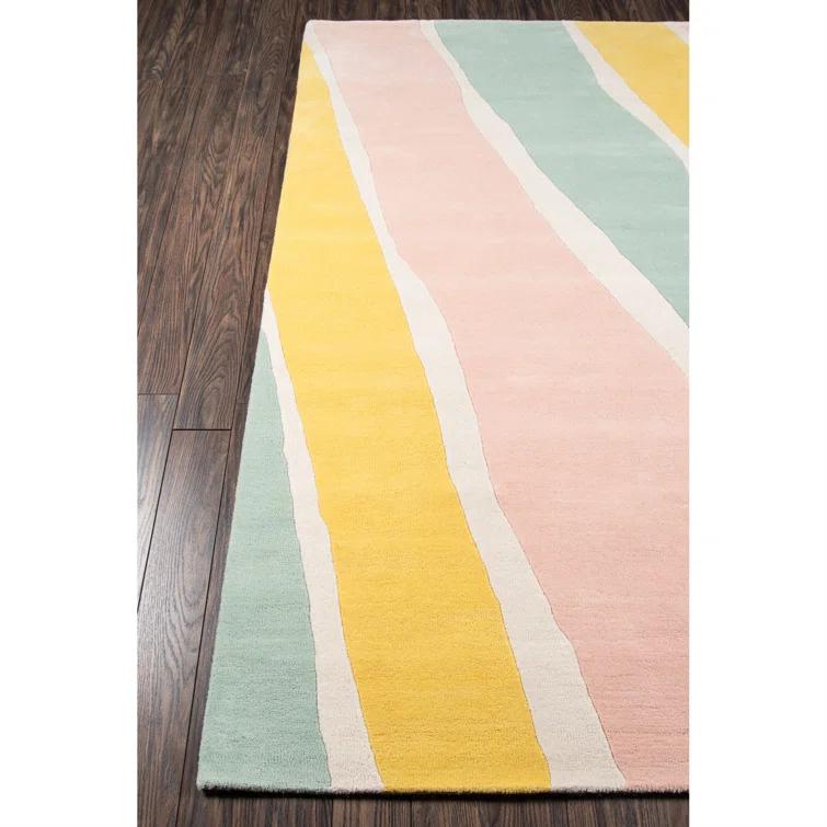 Hand Tufted Wool Abstract Indoor Rug