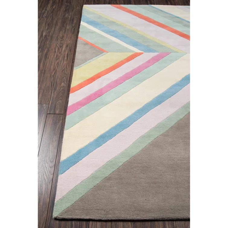 Delmar Wool Chevron Rug
