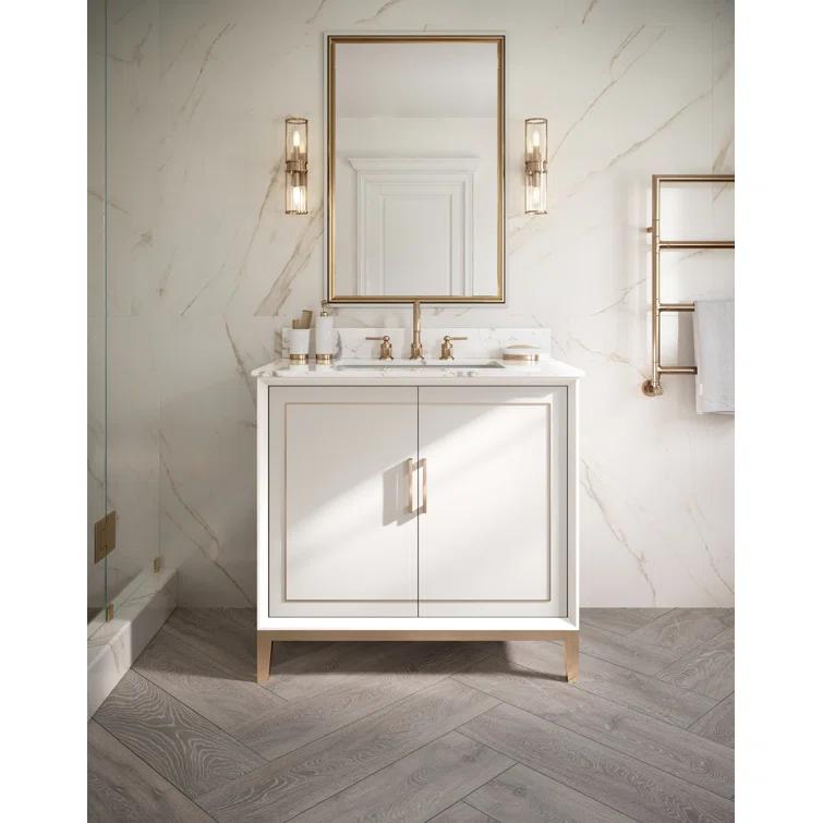 Gracie 36'' Single Bathroom Vanity with Ceramic Top