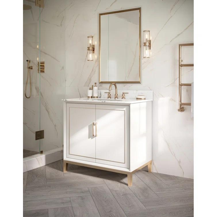 Gracie 36'' Single Bathroom Vanity with Ceramic Top