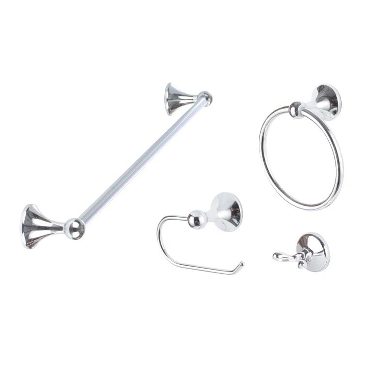 4 - Piece Bathroom Hardware Set