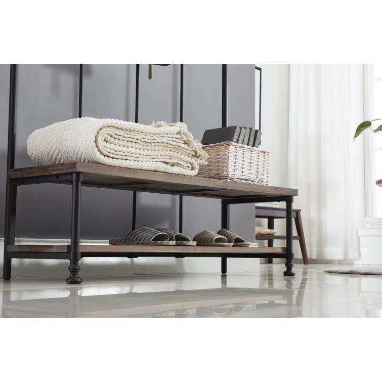 Boraam Annie Hall Tree Natural: Modern Entryway Organizer with 5 Hooks, Wood Frame, Adult Assembly Required