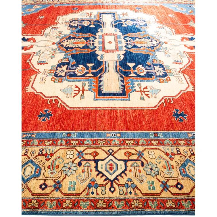 Solo Rugs One-of-a-Kind 12' 2" X 15' 4" New Age Wool Area Rug in Light Blue