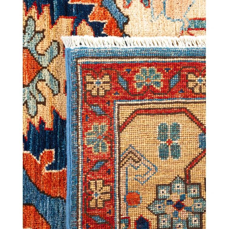 Solo Rugs One-of-a-Kind 12' 2" X 15' 4" New Age Wool Area Rug in Light Blue