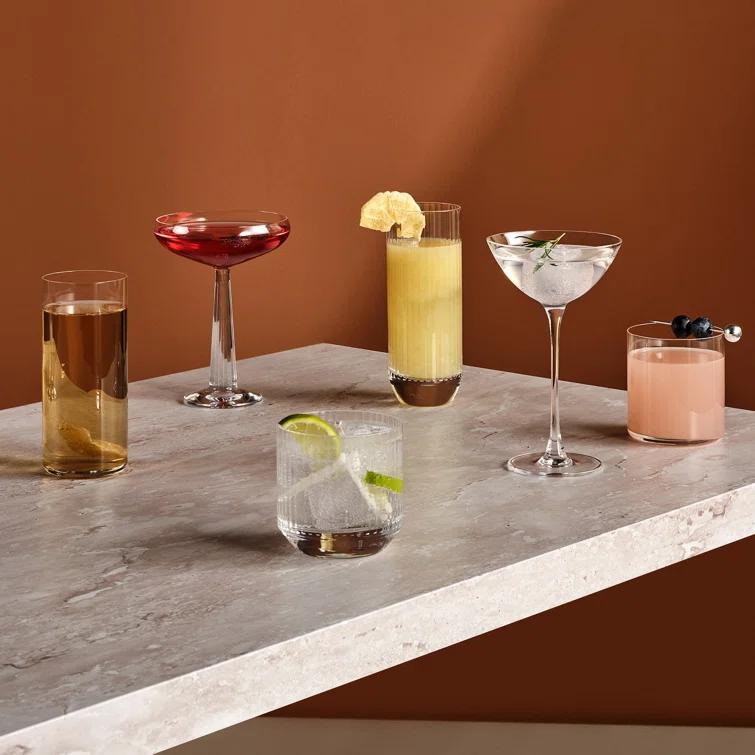 Big Top 4 - Piece Crystal Whiskey Glass Set (Set of 4)