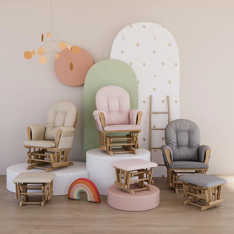 Hoop Glider with Ottoman