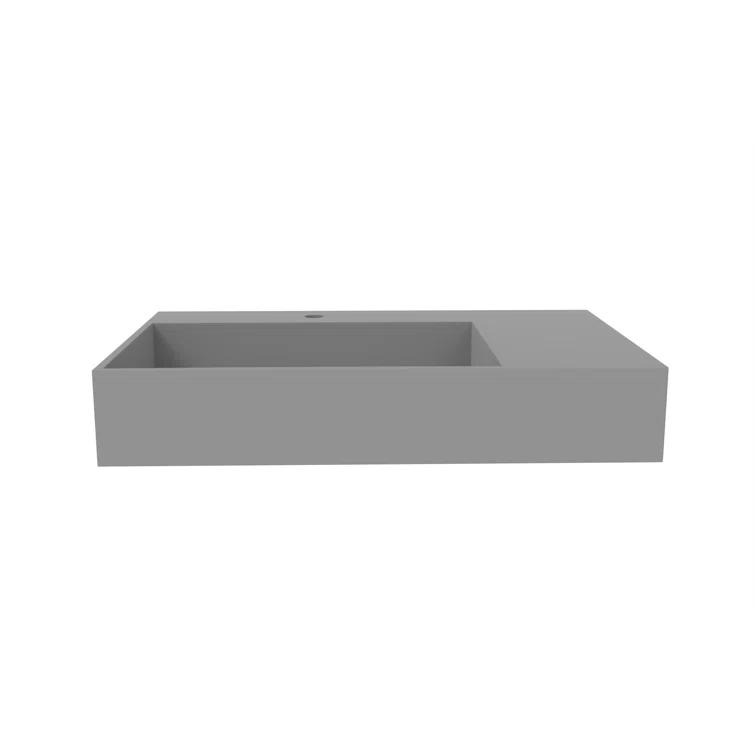 Juniper 30" Wall Mounted Bathroom Sink With Left Basin