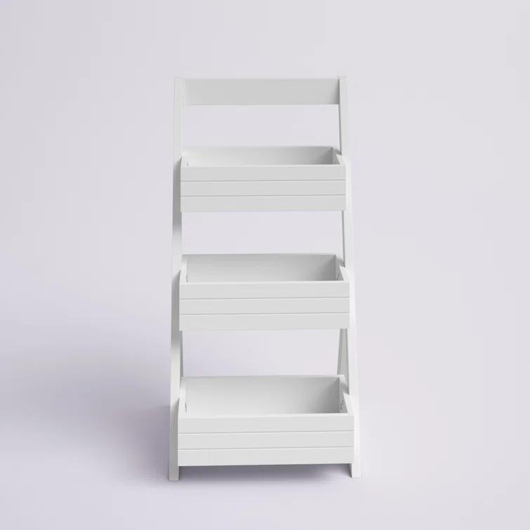 RiverRidge Home RiverRidge Home Lightweight Portable 3-Shelf Storage Caddy Organizer - White