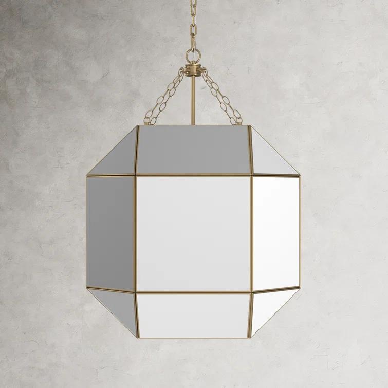 Reid 4 Light Glass Dimmable Pendant