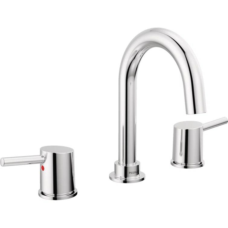 Precept Widespread 2-handle Bathroom Faucet with Drain Assembly