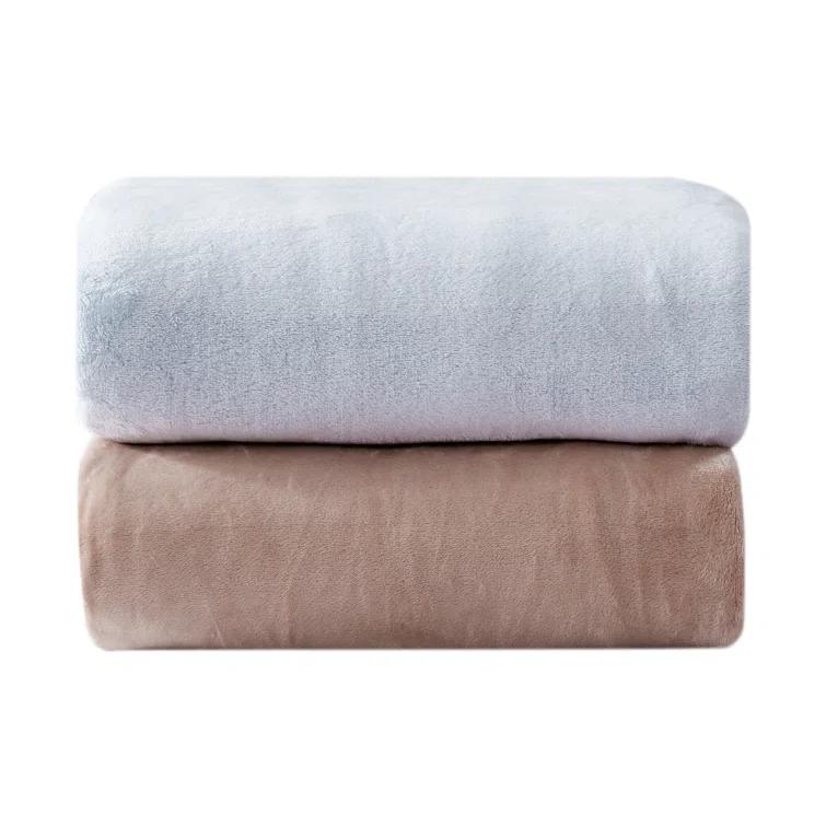 Poppy & Fritz Solid Ultra Soft Plush Pink Blanket
