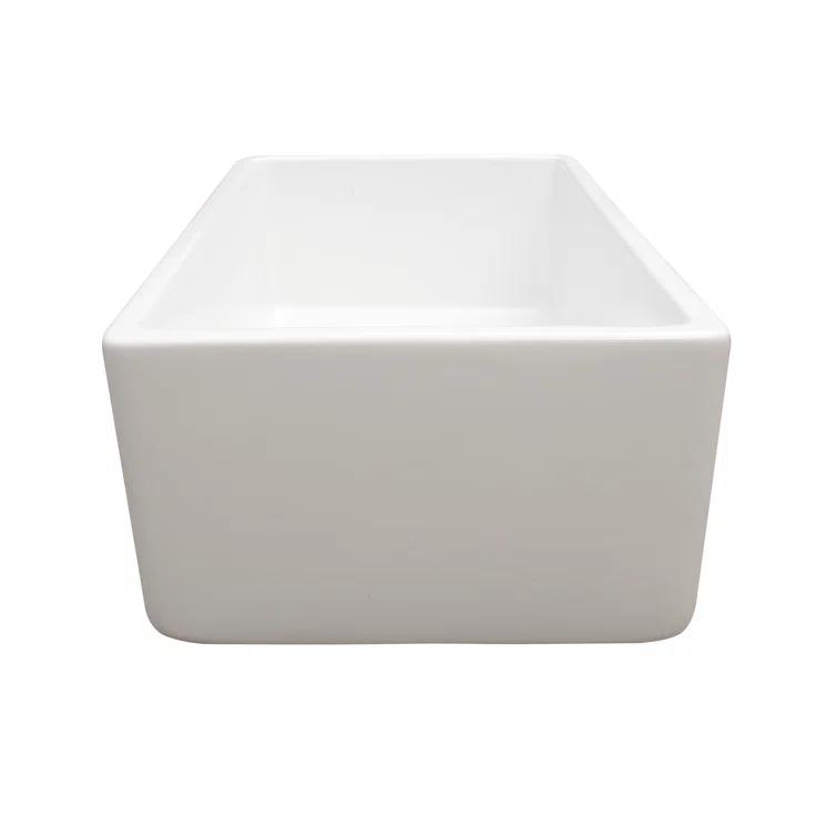 Rowena 36" Farmhouse Single Basin Fireclay Kitchen Sink
