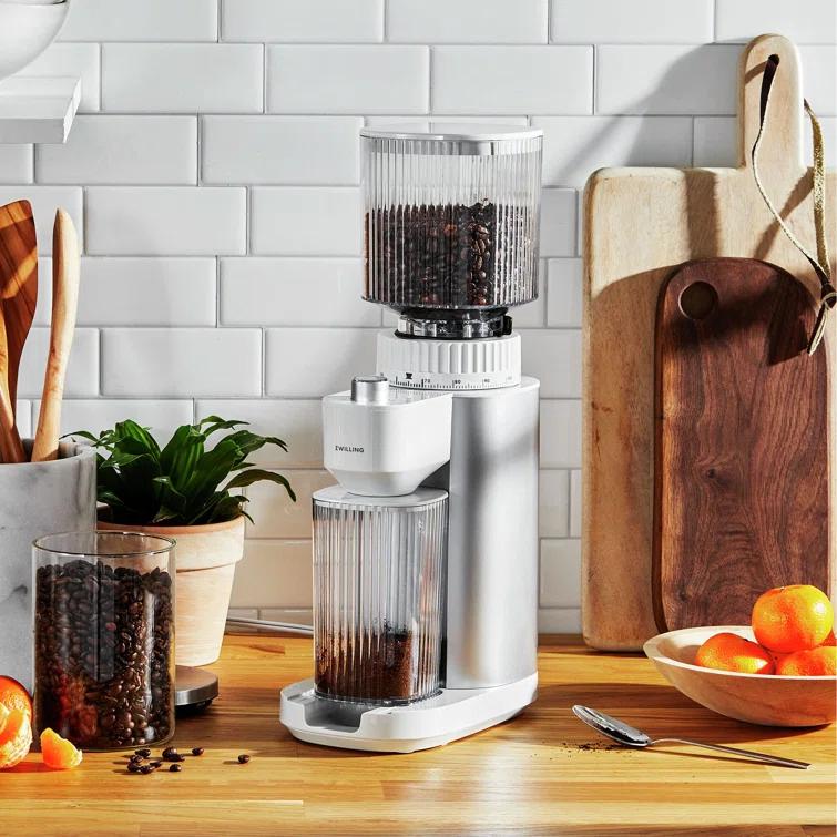 ZWILLING J.A. Henckels ZWILLING Enfinigy Burr Coffee Grinder Electric, 140 Coffee Grinding Options from Espresso to Drip Coffee