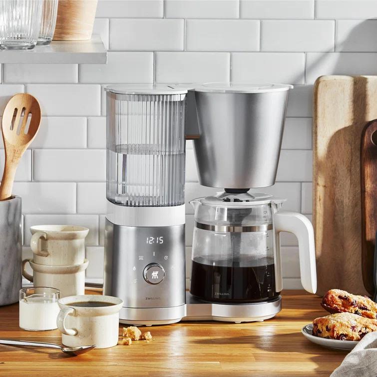 ZWILLING ® Enfinigy Silver Glass 12-Cup Coffee Maker