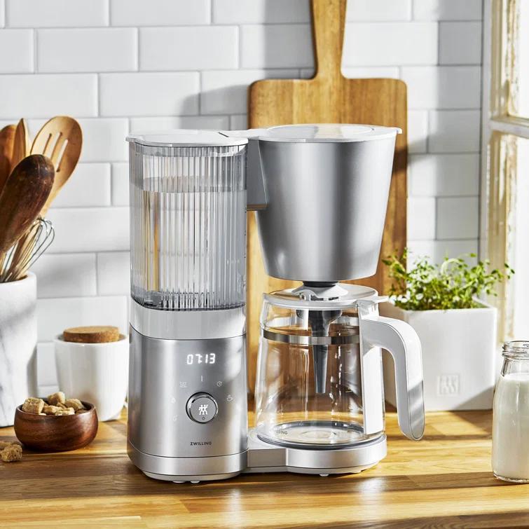 ZWILLING ® Enfinigy Silver Glass 12-Cup Coffee Maker