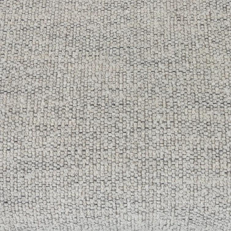 Light Grey Sling Armchair with Gunmetal Frame