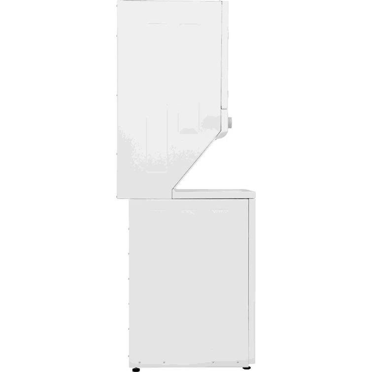 Frigidaire Electric Long Vent Stacked Laundry Center - 3.9 Cu. Ft Washer and 5.5 Cu. Ft. Dryer