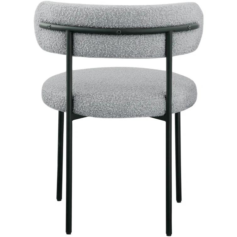 Sherwood Solid Back Boucle Side Chair