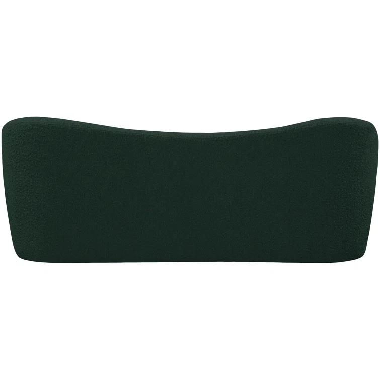 Jimmey Flair Boucle Fabric Bench