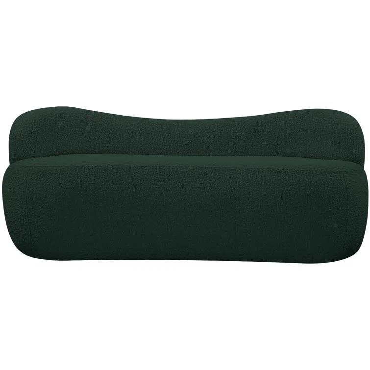 Jimmey Flair Boucle Fabric Bench