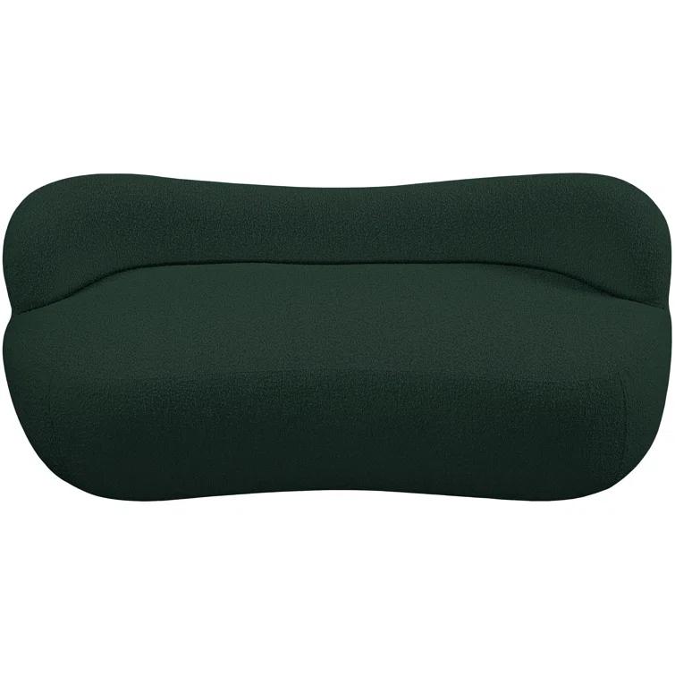 Jimmey Flair Boucle Fabric Bench