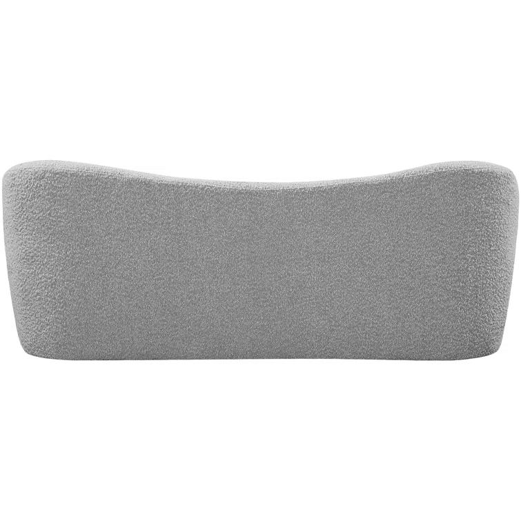 Jimmey Flair Boucle Fabric Bench