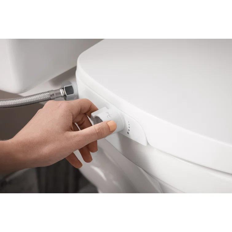 2-Series Non-Electronic Bidet Seat for Elongated Seats in White