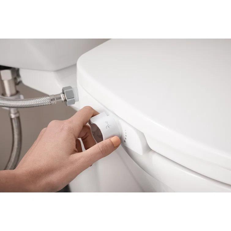 2-Series Non Electronic Bidet Seat for Round Toilets in White