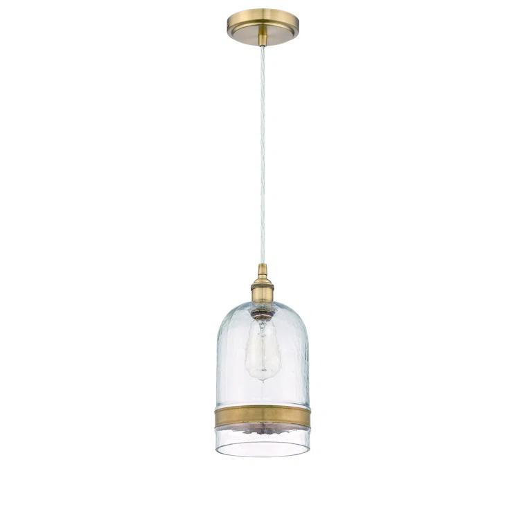 1 - Light Antique Copper Single Pendant