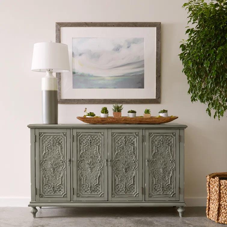Delanson Carved Wood Buffet