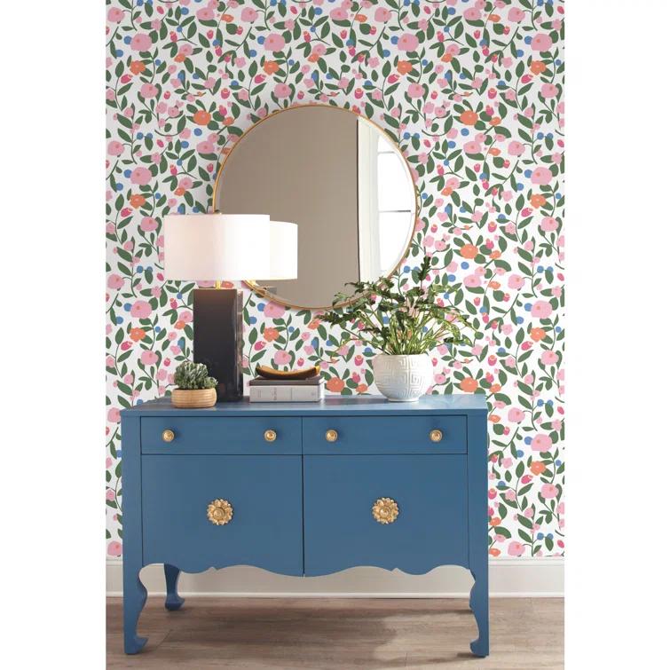 Kensington Peel & Stick Floral Roll